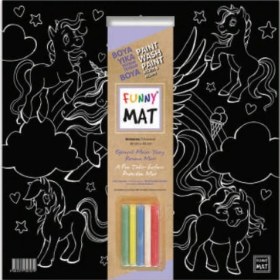 Resim Funny Mat - Unıcorn 40X40CM 