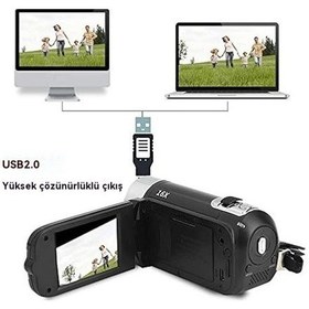 Resim Dijital Video Kamera, Dh-90 16x Dijital Zoom 2.7 İnç Renkli Ekran, Yüksek Çözünürlüklü Kamera Görüntü Video Çekim Video Kamera Abd Fişi 110-240v 