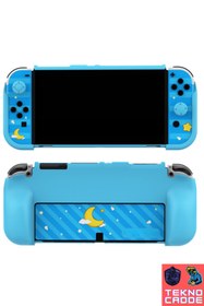 Resim beboncool TNS-2120 Uyumlu Nintendo Switch OLED 5in1 Koruyucu Kit 