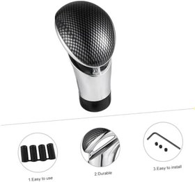 Resim ULTECHNOVO 2 Adet Araba Dişli Kafası Otomatik Vites Değiştirme Oto Araba Aksesuarları Goo Değiştiren Topuzlar Levye Vites Topuzu Yarış Topuzu Otomobil Aksesuarları Tamir Araba Aksesuarları 