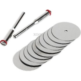 Resim Matkap Ucu Seti Cam Kesme Aparatı Mini 25 mm 12 Tane Kıl Testere Dairesel Testere Disk 