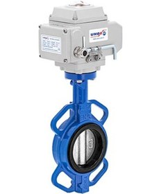 Resim Unox Wafer Tip Elektrik Aktüatörlü Nikel Klape Kelebek Vana 