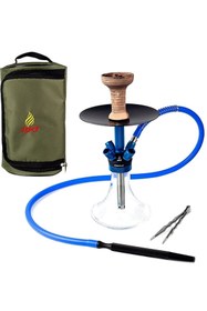 Resim luxurianthome Kefo Armadillo Çantalı Nargile Takımı Galvaniz Ocak 1kg Kefo Magma Rulo Folyo 50 Sipsi 