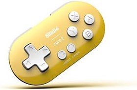 Resim 8Bitdo Zero 2 Bluetooth Gamepad For Switchpcmacosandroid (Yellow Edition) [ 