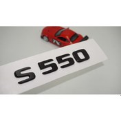 Resim S 550 Bagaj Parlak Siyah ABS 3M 3D Yazı Logo 