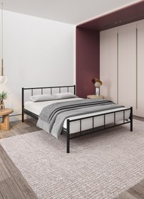 Resim FANO Mira Metal Karyola Siyah Çift Kişilik Ferforje Yatak 140x190, 140x200, 150x200, 160x200 