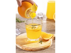 Resim Iki Kişilik Bpa'sız Kapaklı Limon Sıkacağı, Meyve ve Içecekler Için Ideal 