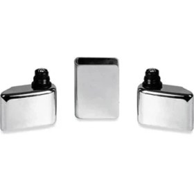 Resim Dizaynaks Cam Kapak Menteşesi Içten Delmeli Krom 