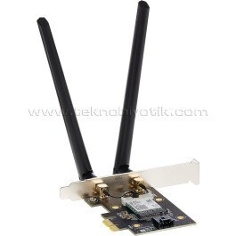 Resim ASUS PCE-AX3000 WIFI6 DualBand-Gaming-Kablosuz PCIE Adaptör+Bluetooth 