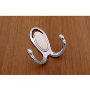 Resim ARON Metax Uzay Askılık (KÜÇÜK) Krom - Beyaz Havlu Kapı Elbise Portmanto Vestiyer Askı Gizli Vidalı 