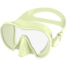 Resim Elmpaly Yeşil Qıngsong Şnorkel Maskesi: Ayarlanabilir Kaymaz Yüzme Ekipmanı Yeşil 