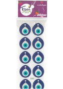 Resim Sticker Nazar Boncuğu 2,5 Cm 10'lu 