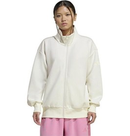 Resim Adidas W All Szn Sl Fz Kadın Günlük Ceket Ka7022 Beyaz Beyaz 