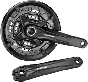 Resim Shimano FC-MT210-3 9s 44-32-22T 170mm Hollowtech II Aynakol Kapaklı 