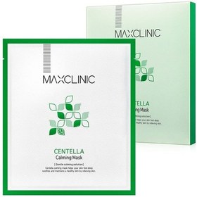 Resim Maxclinic Hassas Ciltler Için Yatıştırıcı Ve Nemlendirici Kağıt Maske Centella Calming Mask 