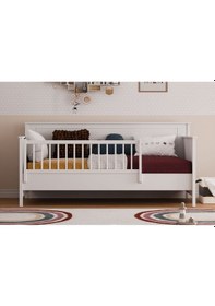 Resim Sento Moon Toddler Karyola 90x200 Cm 90 x 200 CM 