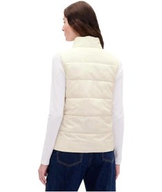 Resim Gap 791282004 V-frch Logo Lw Puffer Vest Kadın Yelek Krem 
