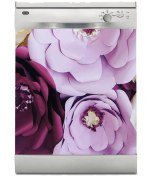 Resim Jasmin2020 Bulaşık Makinası Sticker Kaplama Etiketi Pembe Güller 