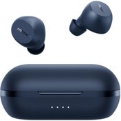 Resim Mpow M12 İki Mikrofonlu IPX8 Tek/Çift Kullanım Bluetooth Kulaklık 25 Saat Müzik Mavi Mpow