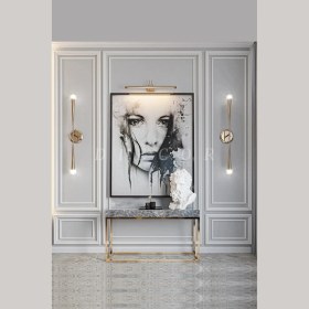 Resim Diecor Dekoratif Boyanabilir Montaja Hazır Polistren Duvar Çıta Seti 