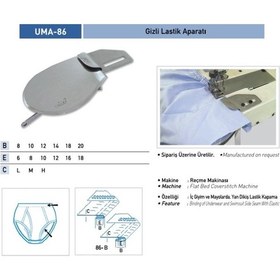 Resim Genel Markalar Gizli Lastik Temiz Katlama Aparatı 10X12 / UMA-86 