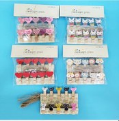 Resim Ahşap Notluk İpli Mandal - 9029611565846ynt 