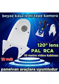 Resim Gece Görüşlü Teleskop Tip Araç Geri Görüş Beyaz Tepe Kamera 12 V 