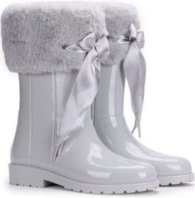 Resim Igor Campera Charol Soft Kız Çocuk Su Geçirmez Yağmur Kar Çizmesi W10239 Gri 