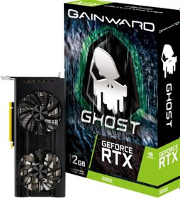 Resim Gainward GeForce RTX3060 Ghost 12GB GDDR6 192bit 3-DP HDMI GPU NE63060019K9-190AU Ekran Kartı 