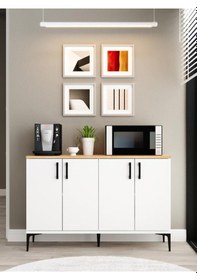 Resim Kuzeylife Siena Kahve Köşesi Beyaz 