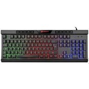 Resim GameBooster G69K Outlander Rainbow Membrane Oyuncu Klavyesi 