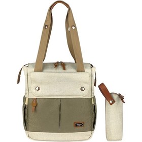 Resim Stylo Platinum 2 In 1 Anne Bebek Bakım Sırt Ve Omuz Çantası Be Bej 