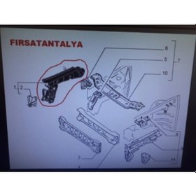Resim 46538670 Palio Siena 1998-2001 Şase Kolu (Sağ) 