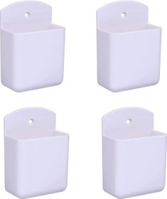 Resim Springsun 4'lü Uzaktan Kumanda Tutucu - Yapışkanlı Duvar Montajlı Pratik Saklama Kutusu Diğer 