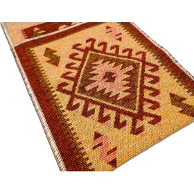 Resim Başaran Tekstil Antik Kilimden Motosiklet Heybesi 2 Gözlü Kilim Çanta 