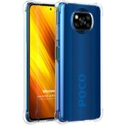 Resim Xiaomi Poco X3 Nfc Kılıf Shock Absorbing Şeffaf Microsonic