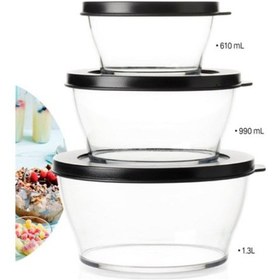 Resim Tupperware Royal 3Lü Set Esc Çok Renkli 