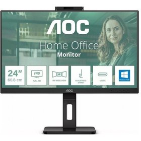 Resim Aoc 23 8 Ips 24p3cw 4ms 75hz Hdm Dp Usb C Web Kameralı Pıvot Kur 