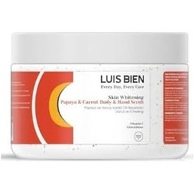 Resim Luis Bien El Ve Vücut Peelingi Papaya Ve Havuç Içerikli 50ml Cilt Beyazlatma 