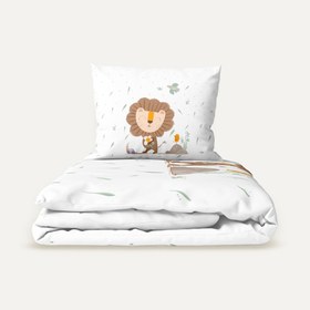 Resim Simba %100 Organik Pamuk Tek Kişilik Çocuk Nevresim Takımı 100 x 200 cm 