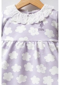 Resim U.S. Polo Assn. U.s. Polo Assn Kız Bebek Mor Elbise 5274-49072 Mor 