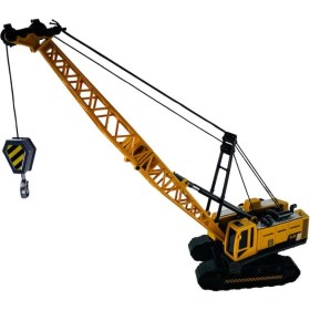 Resim Vardem Sürtmeli Metal İnşaat Aracı 1:55 Vinç Detaylı Tasarım 27 cm Çocuklar İçin 