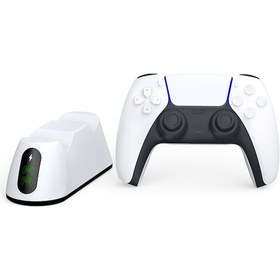 Resim Dobe Tb5 0516B Led Göstergeli Ps5 Joystick Kol Şarj Stand 