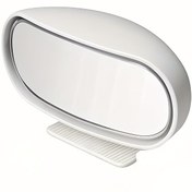 Resim 360° Dönebilen Geniş Açılı Arka Görüş Aynası, HD Kör Nokta Aynası - Oval Tasarım, Düz Lensler, Sol Taraf Montajı 