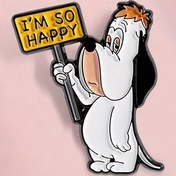 Resim 1 adet OPPRYN Karikatür Köpek Emaye Rozeti, Giysi ve Sırt Çantaları için Sevimli Alaşım Broş, Üniseks Günlük Kullanım Aksesuarı, Arkadaşlar için İdeal Hediye, OPPRYN 