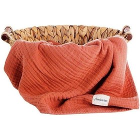 Resim Kiremit 4 Katlı Çok Amaçlı Müslin Örtü Battaniye Çok Renkli 