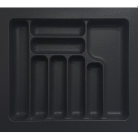 Resim Starax 54 Cm - 49 Cm Çekmece İçi Kaşıklık Antrasit 