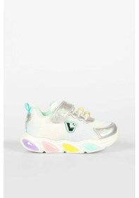 Resim Vicco Gelato Işıklı Kız Okul Öncesi Beyaz Spor Ayakkabı Beyaz 