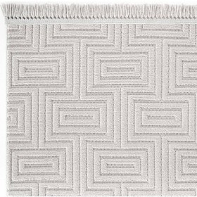 Resim Cool Halı Harmony 1550 Gri Yumuşak Dokulu Çocuk Odası Halısı Modern Koridor Salon Dokuma Makine Halısı 