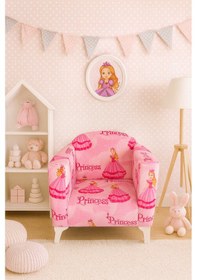 Resim Pembe Prenses Temalı 0/6 Yaş Ayaklı Çocuk Koltuğu Pembe 